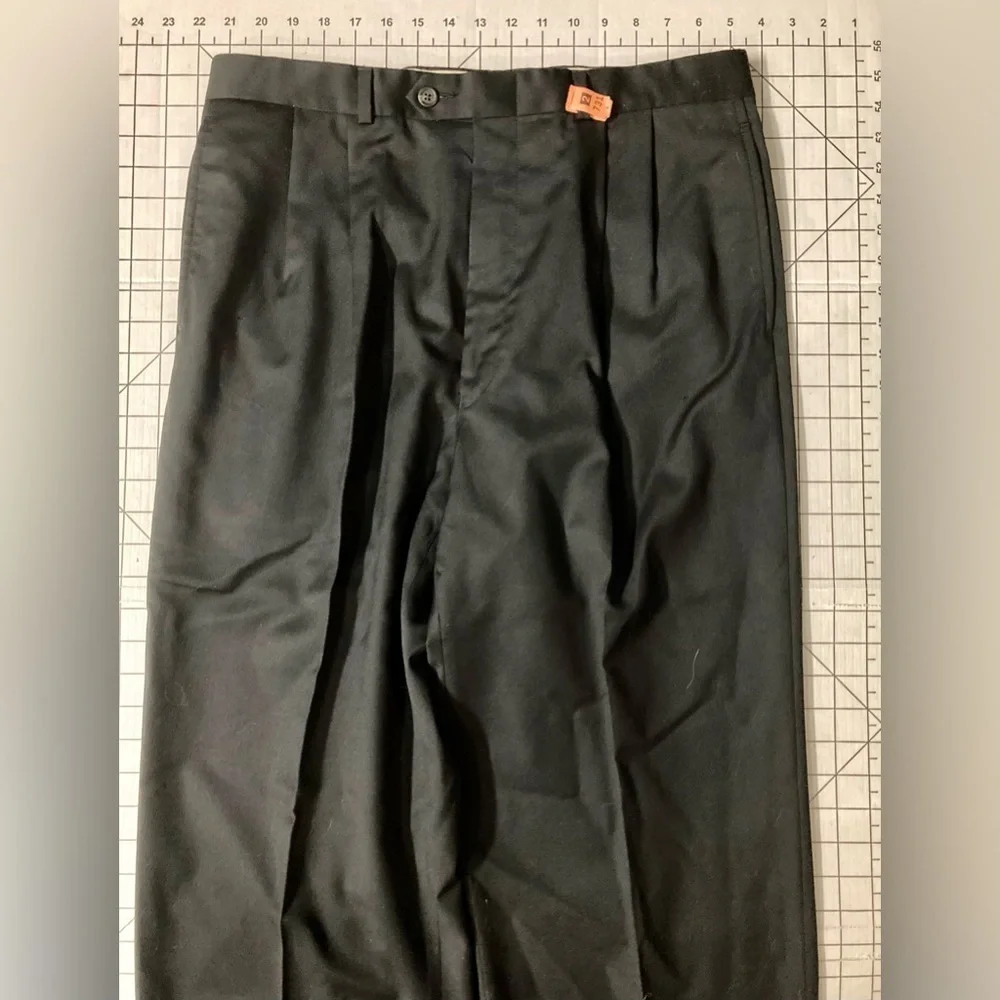 Lauren Ralph Lauren Men’s Size 34/34 Black Total Care Dress Pants - Picture 2 of 6